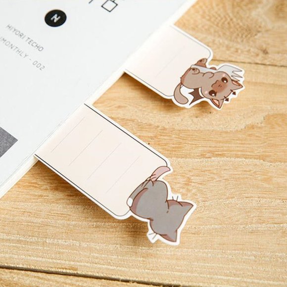 Kawaii Cat Bookmarks - 5pcs - Picture 4 of 9